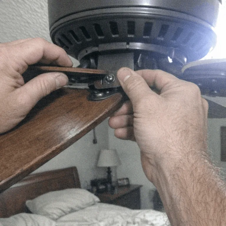 Elektriker montiert einen schweren Kronleuchter im Altbau